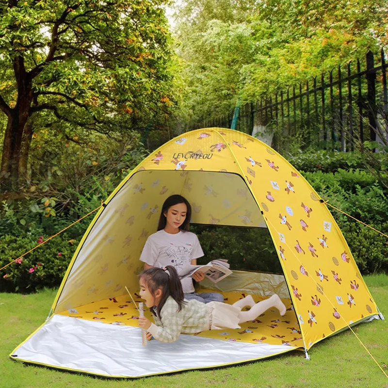 Outdoor Quick Opening Sun Protection and Sunshade for Kids Ultra Light Tent