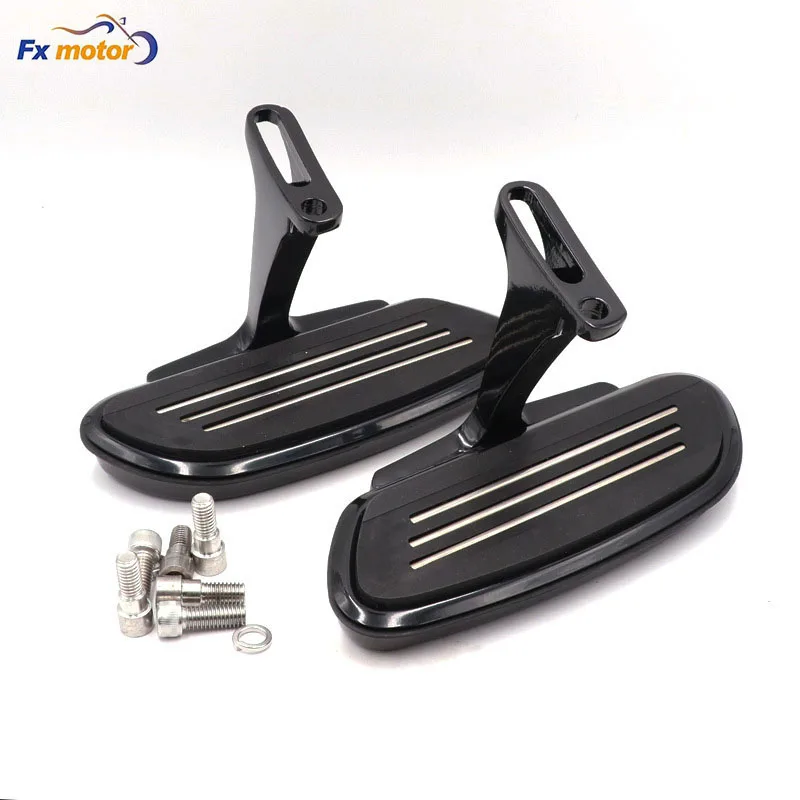 

Hot Motorcycle Footrest Aluminum Foot Pegs Black