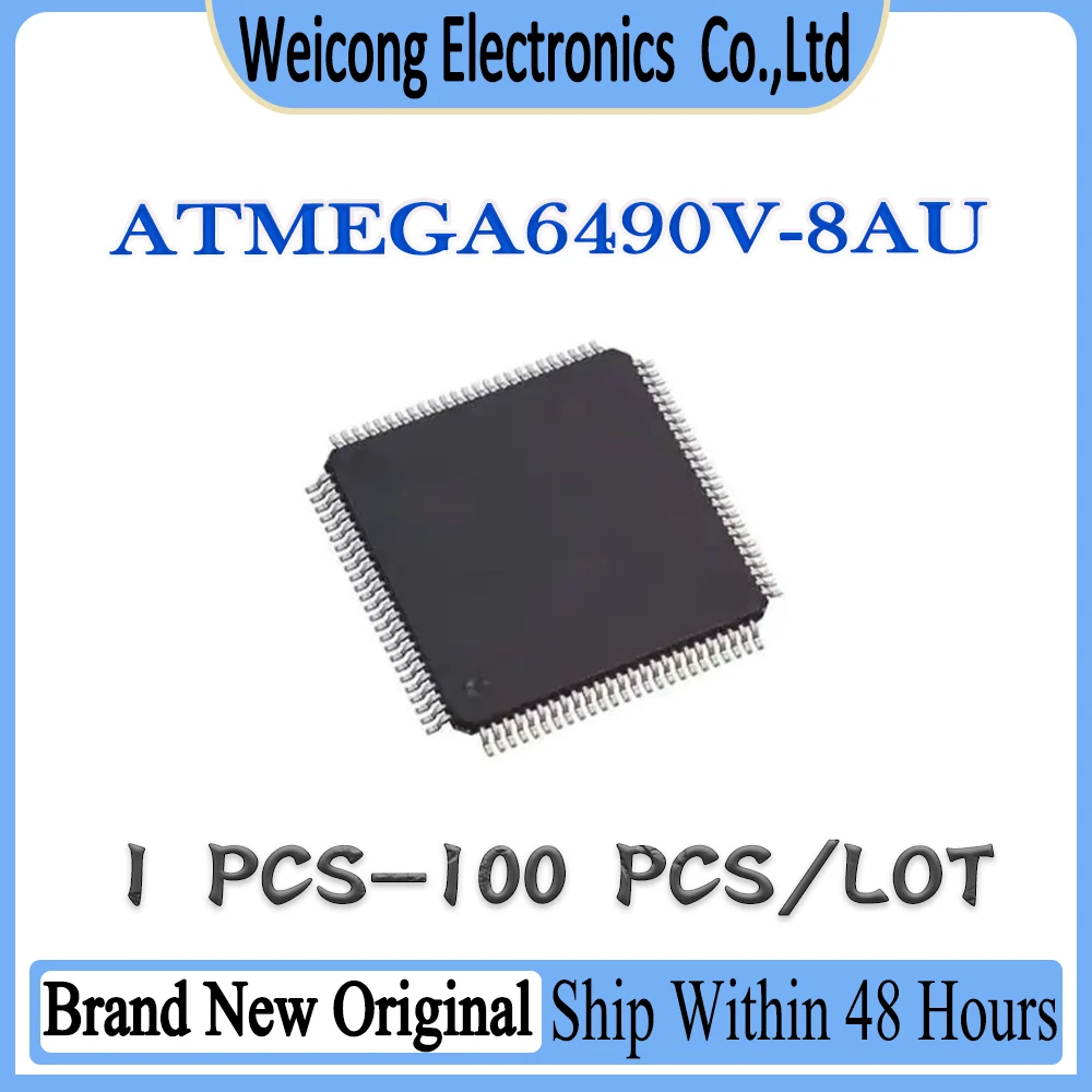 

ATMEGA6490 ATMEGA6490V ATMEGA6490V-8AU ATMEGA6490V-8A ATMEGA New Original IC MCU Chip TQFP-100