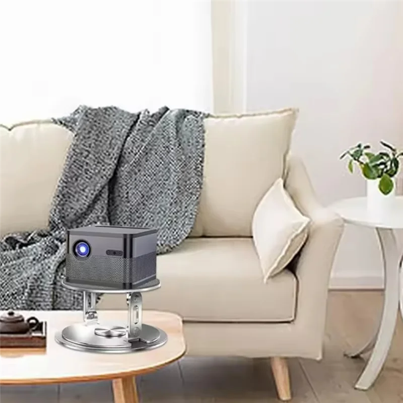 ALIM-360 Degree Adjustable Desktop Projector Stand, Tabletop Projector Stand Mount No Drilling Table Projector Holder