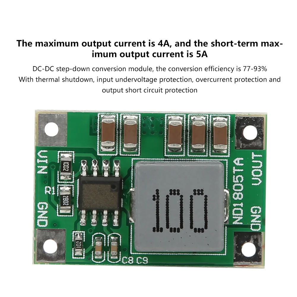 Step Down Module 5-18V to 3/3.3v 3.7/4.2v 5v 6V Motor  Converter ND1805TA ND1805TA Step Down Module Step Down Module