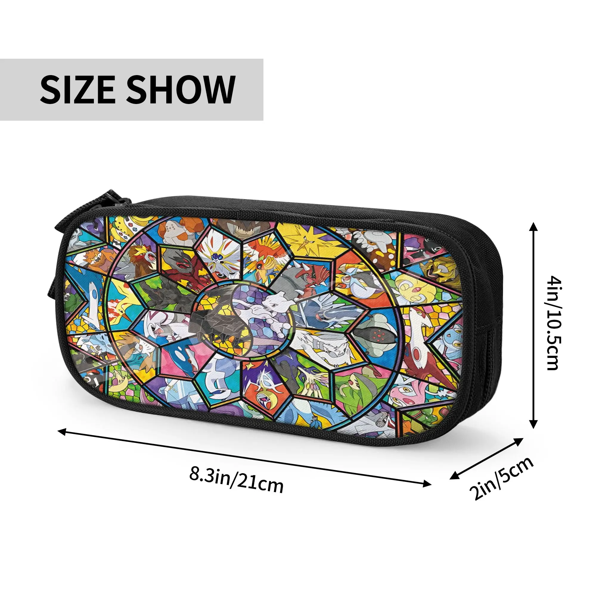 Custom Anime Pokemon Theme Large Capacity Bags for Child  Handheld Study Bag for Boys Gilrs Kids
