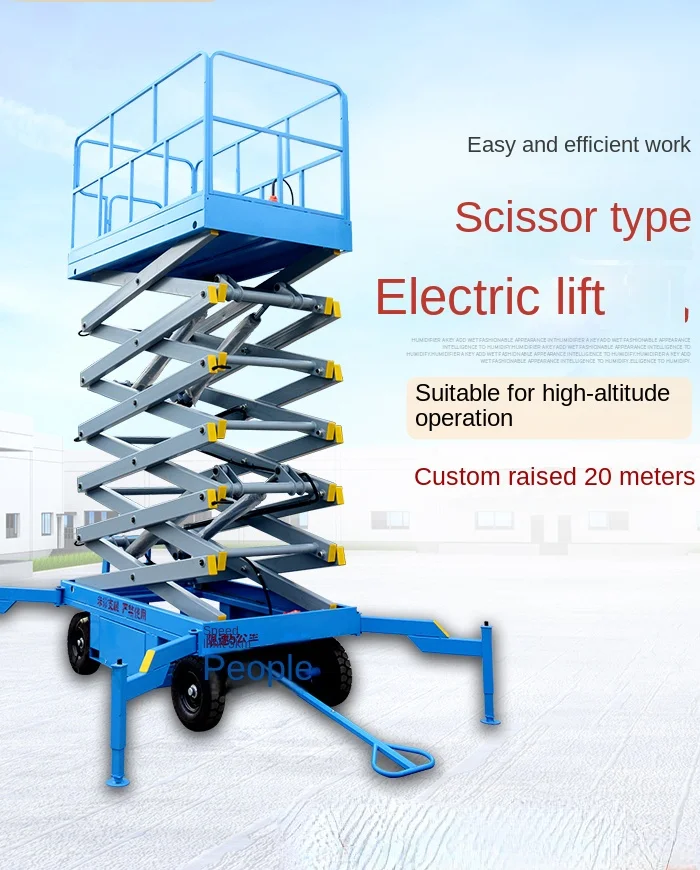 Mobile lifting platform Scissor lift Lifting machine Aerial work platform truck Electric hydraulic lifting platform