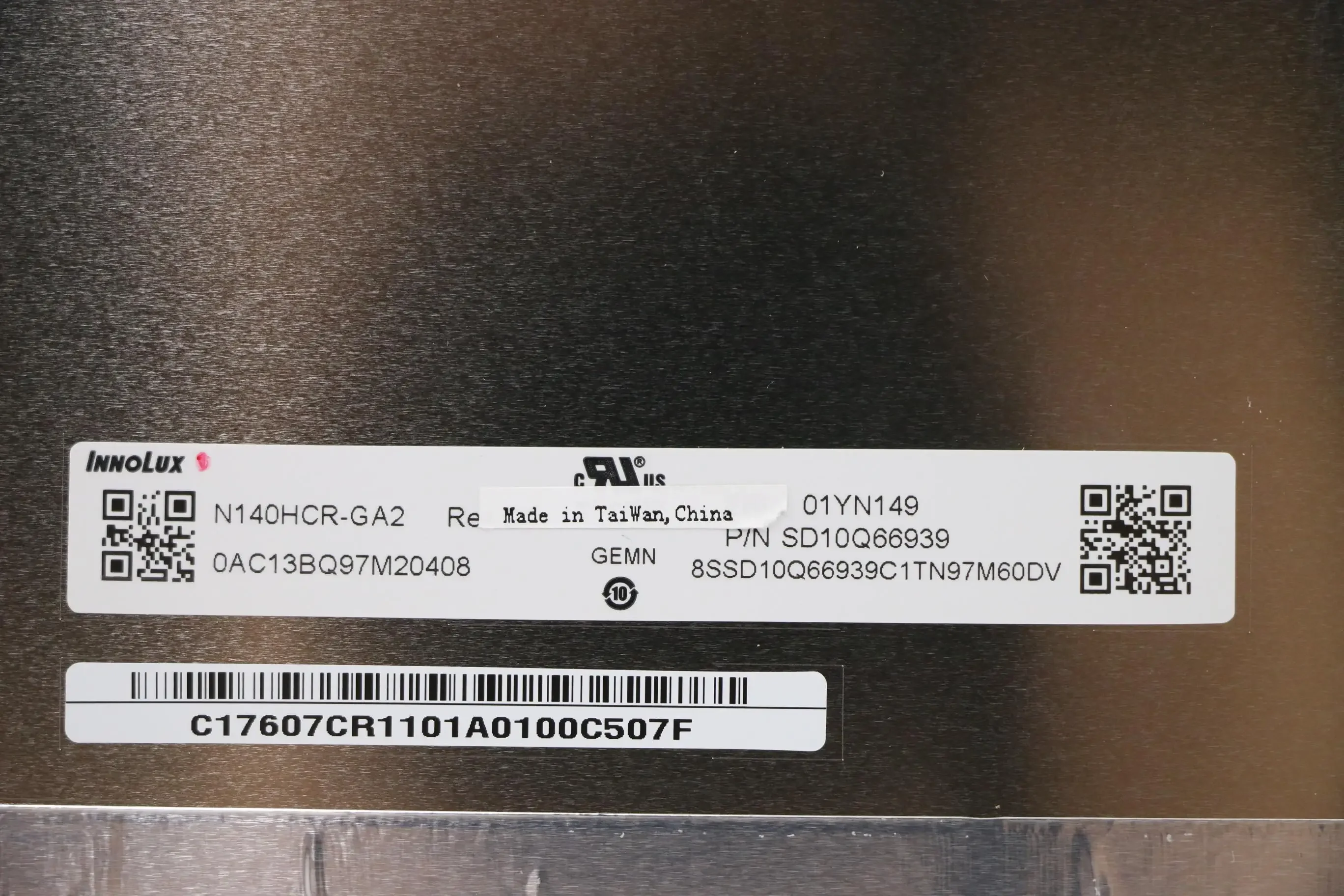 New Original N140HCR-GA2 for Lenovo Thinkpad T490 T490s T495s P43s  FHD IPS LCD Screen 01YN149
