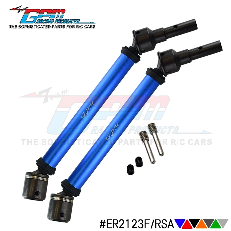 GPM Aluminum Body & Steel Joint Adjustable F/R CVD For 1/10 E-Revo Vxl Brushless