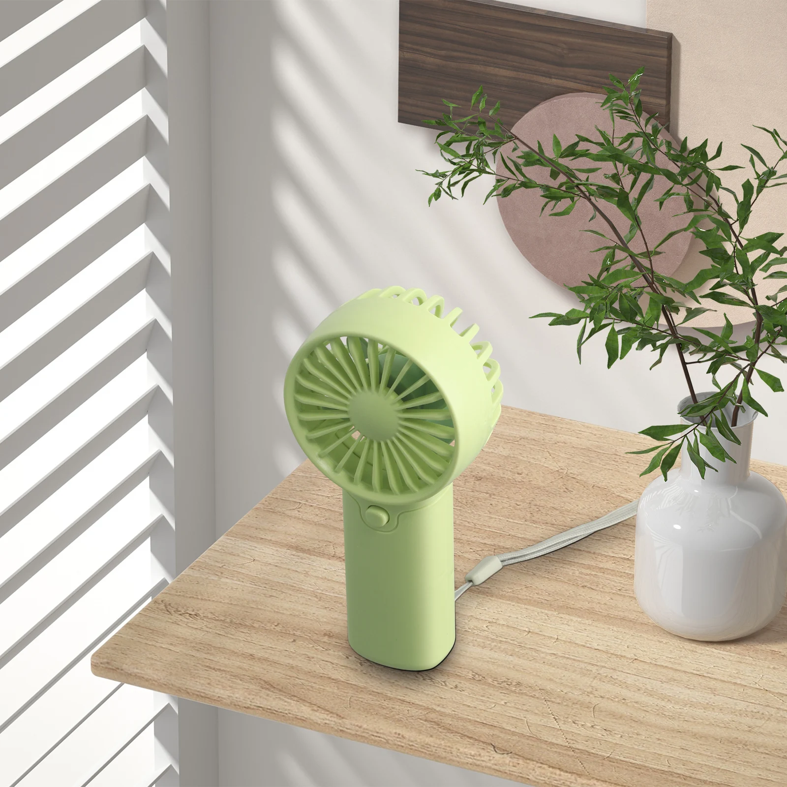 Adjustable Angle Handheld Pocket Fan Lightweight Libraries Note Easy Power Supply Specifications Easy To Carry