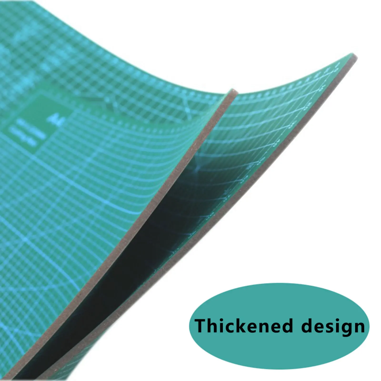 4Pcs StandardGrip Machine Mats, 2Pcs 13×14" and 2Pcs 5.9×8.67", Reusable Cutting Mats for Crafts with Protective Film