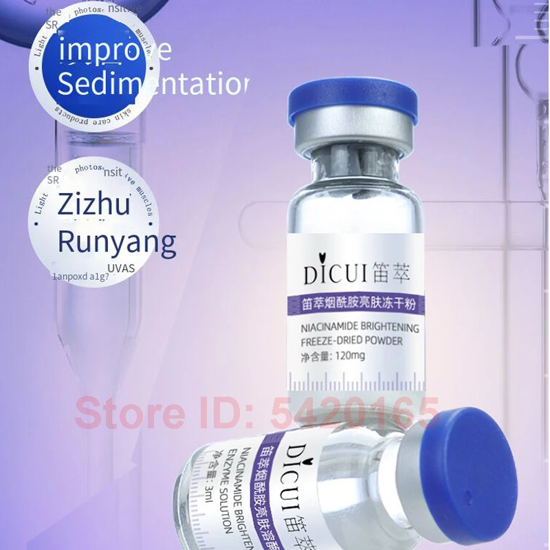 Arbutin Nicotinamide Whitening Lyophilized Powder Face Serum Elasticizing Serum Solution Moisturizing Firming Face Skin Care