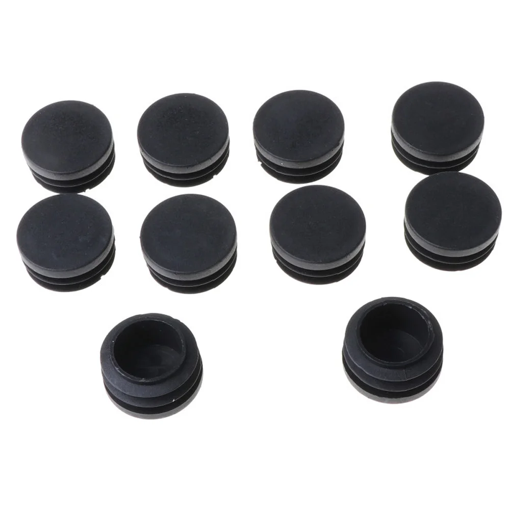 10Pcs Round Pipe Chair Bump Feet Tube Insert Plug Furniture Leg Plug Floor Protector Hole Cover