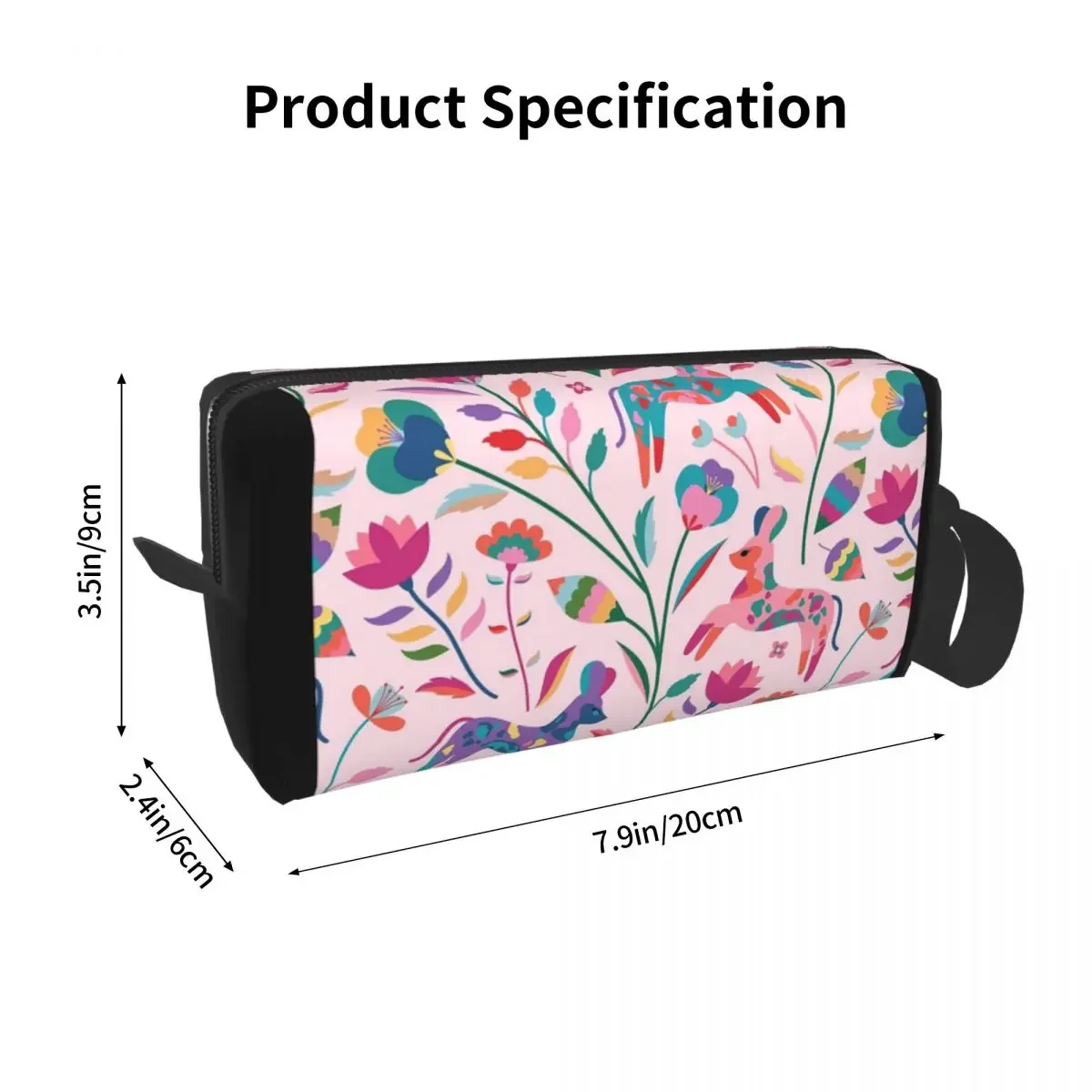 Painted Dogs Makeup Bag Cosmetic Organizer Storage Dopp Kit Toiletry Cosmetic Bag for Women Beauty Travel Pencil Case