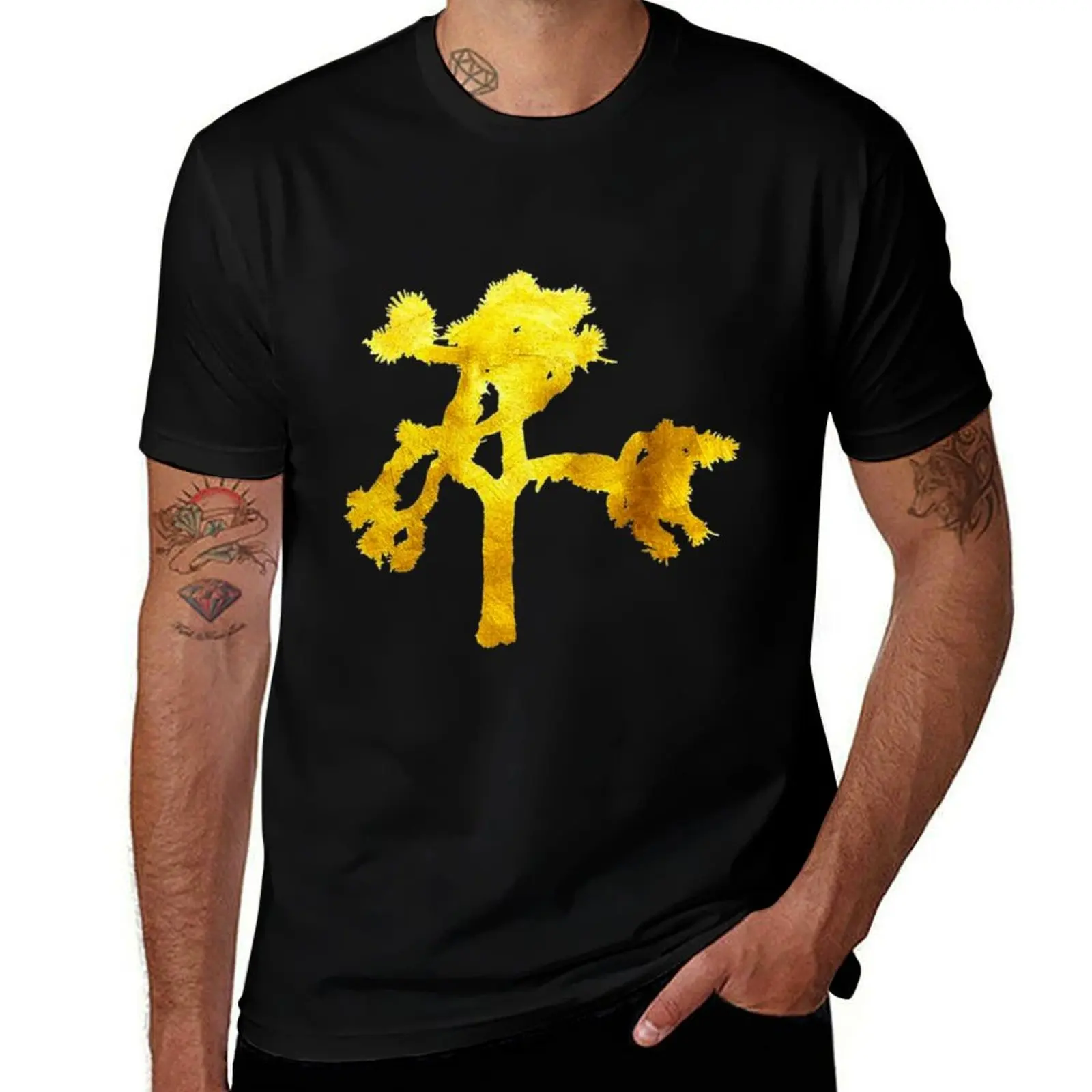 

u2 Joshua Tree Gold T-Shirt t shirt man plain man t shirts high quality luxury brand t shirt man designer T-shirt