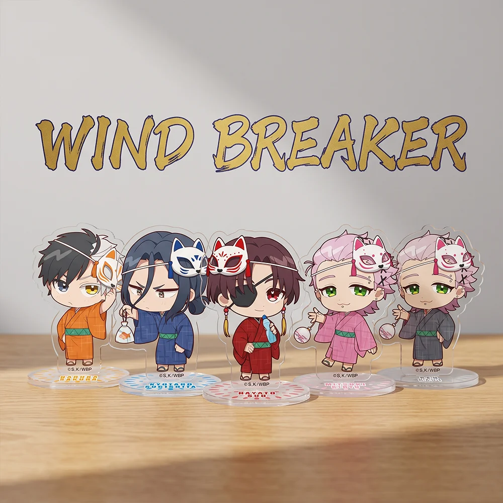 WIND BREAKER Sakura Ren Suo Hajime Double Sided Acrylic Stand Keychain 2026 New Anime Stand Table Display Gift For Fans