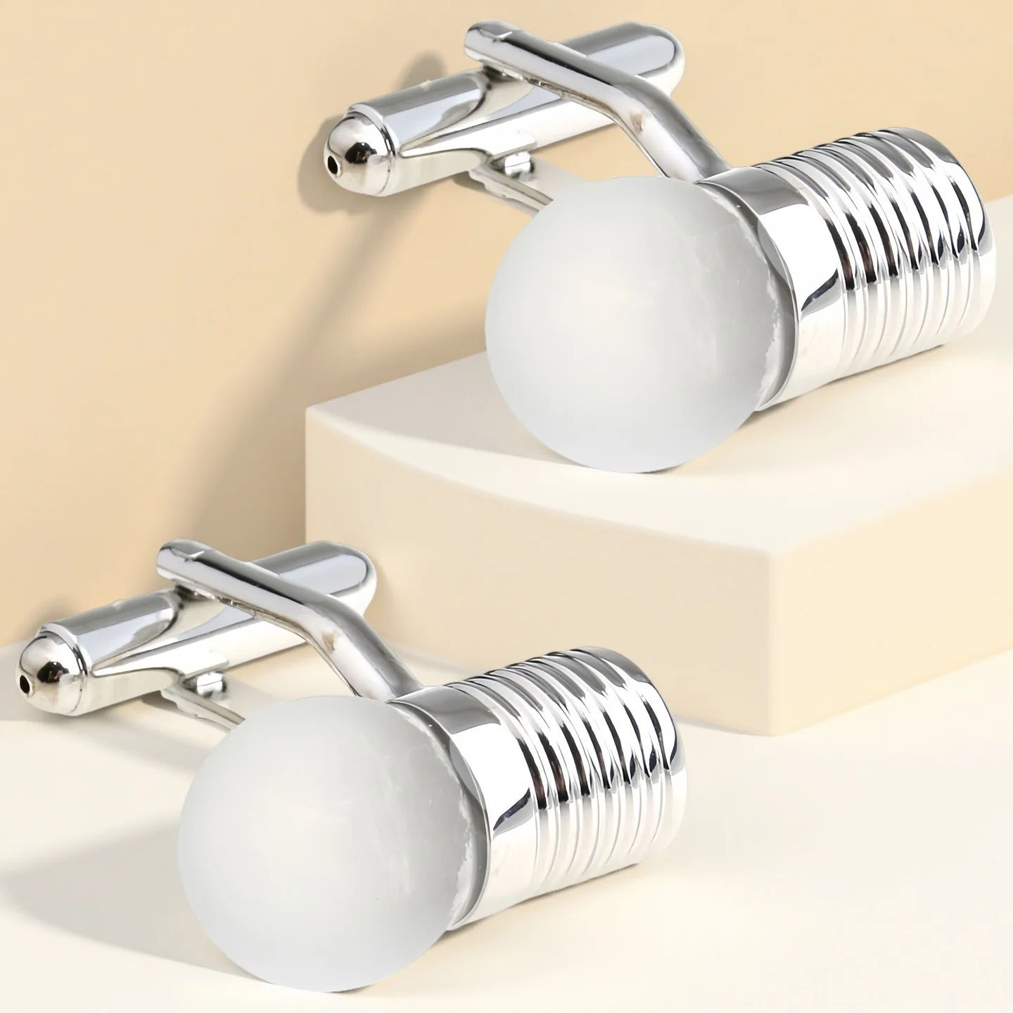 Annlyy Fashion Bulb Balloon Bow Tie Glasses Globe Box Mens Cufflinks Cuff Links