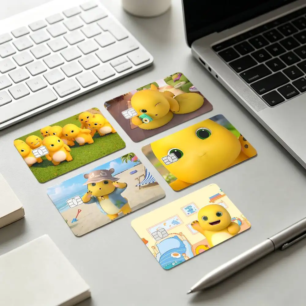 Cute Nailoong Card Stickers Credit Card DIY Card Protector Stickers Waterproof Film Skin Cover