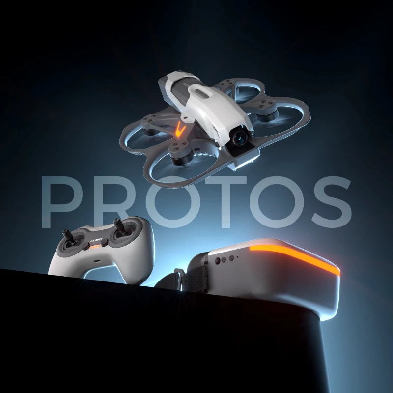 

CADDX Protos FPV Drone RTF Kit - 1.6inch Cinewhoop Drone + 1080P Ascent Goggles + Alink 2.4G ELRS Controller