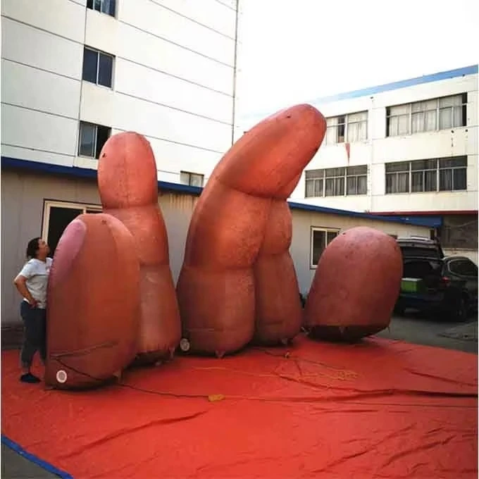 Professional advertising inflatable giant hand - custom inflatable advertising hand for stage decoration