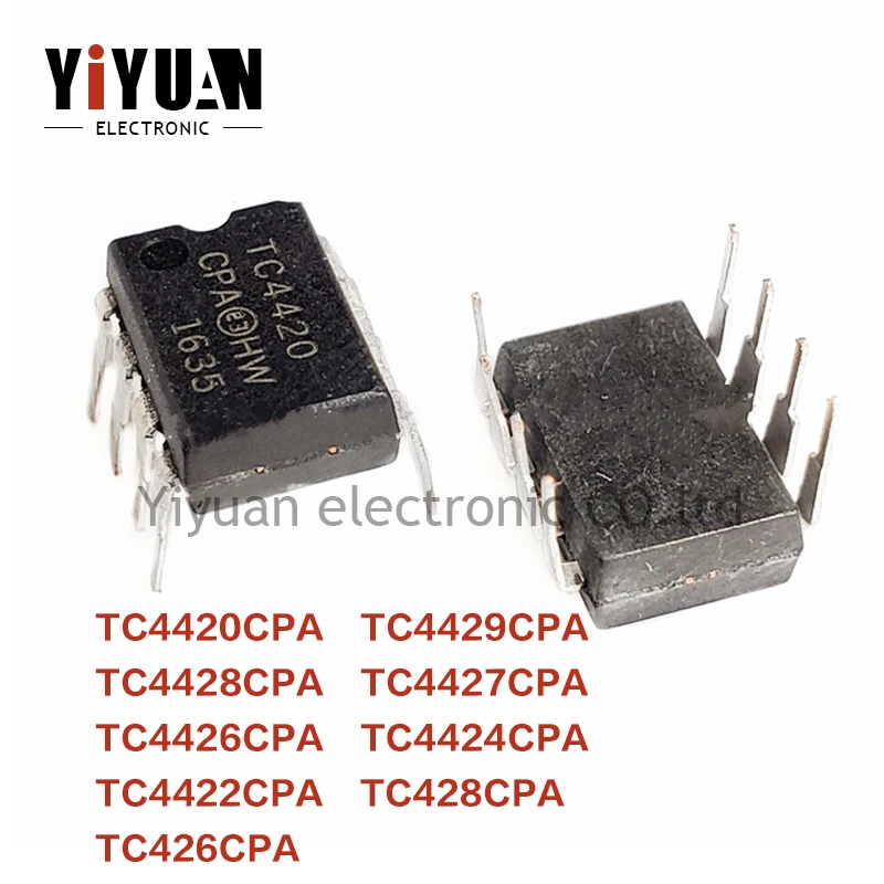 10PCS NEW TC4420CPA TC4429CPA TC4428CPA TC4427CPA TC4426CPA TC4424CPA TC4422CPA TC428CPA TC426CPA DIP8 Driver Chip