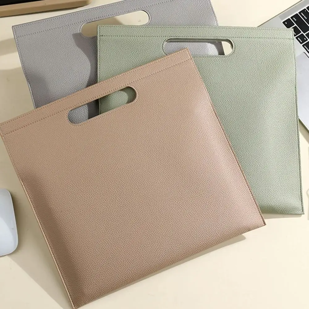Document Organizer Heavy Leather Pouch Paper Organizer Archive Folder File Folders Pouch Storage Bag Waterproof Document Folder