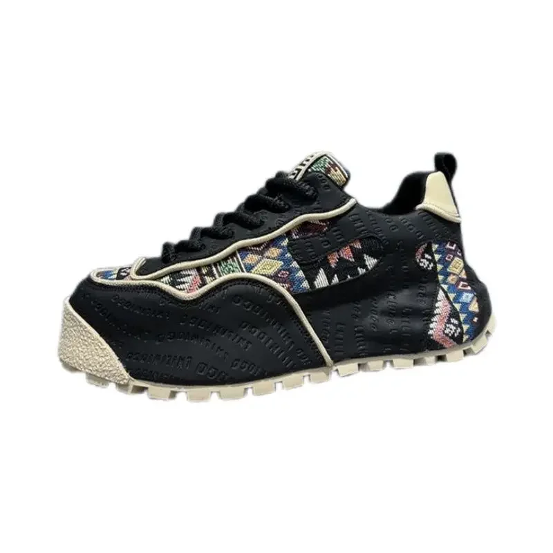 أحذية رياضية رجالية فاخرة أحذية كاجوال عصرية مع قاعدة سميكة عالية الرفع وأحذية جري مقاومة للاهتراء Zapatillas Deportivas