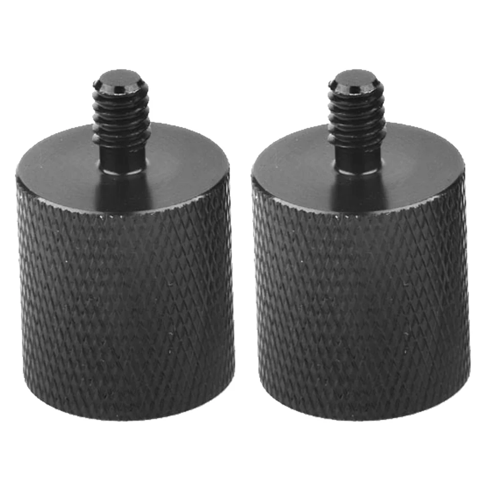 

2 Pcs Microphone Screw Stand Adapter Tripod 5/8" to 1/4" 5/8'' 1/4'' Rack Screws Metal Supplies