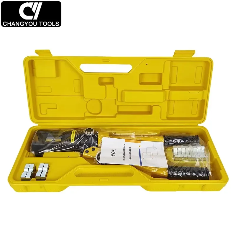 YQK-300 12 Ton Hydraulic Lug Terminal Crimping Tool Hand Operate Cable Wire Crimper with 20mm Stroke view 6