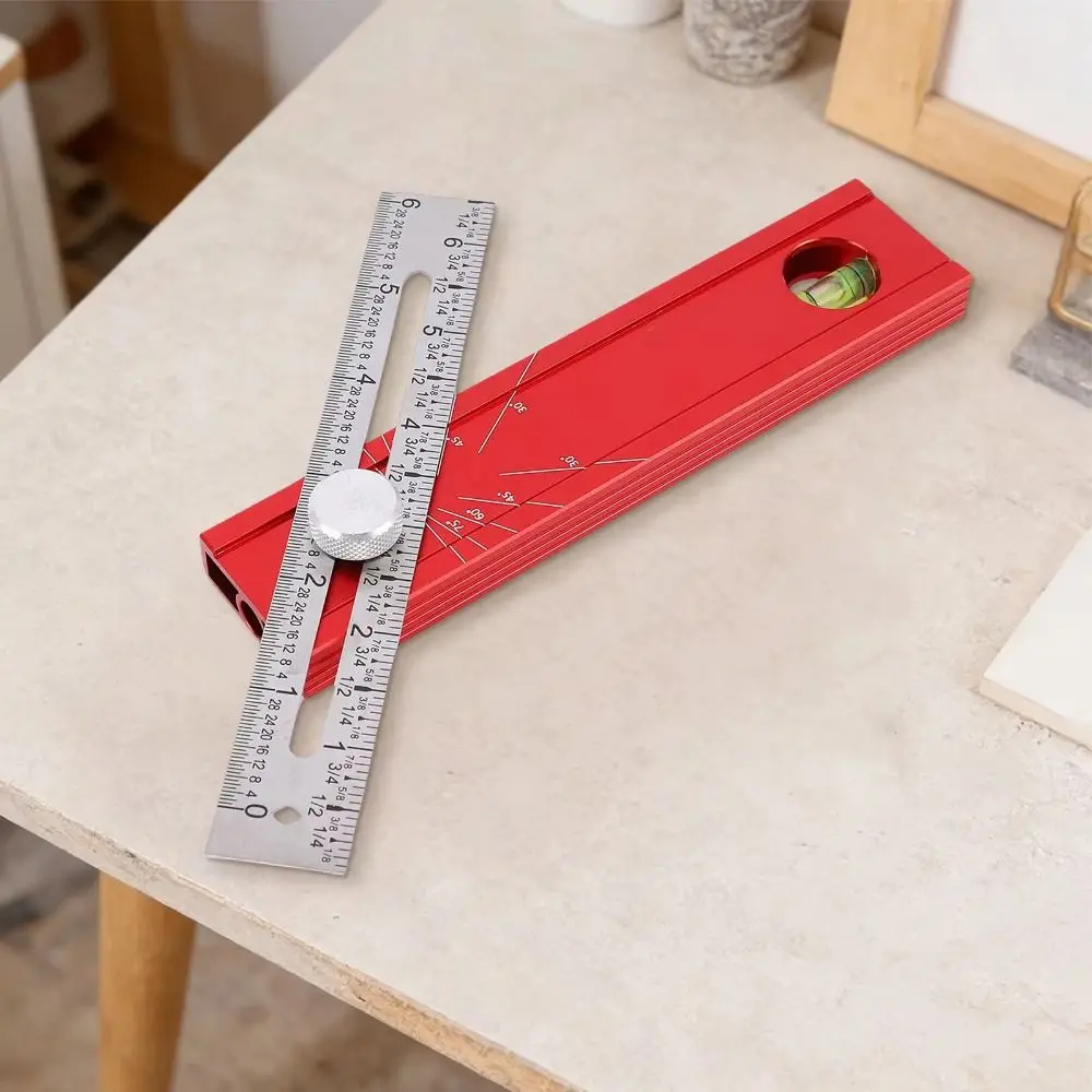 Foldable Marking Protractor Digital Protractor Metric Depth Gauge Multi Angle Ruler Level Measure Tool Multi-Function Gauge