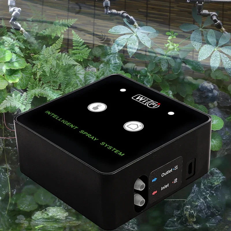 Imagem -04 - Reptile Automatic Mist Rainforest Timing Spray System Kit Irrigação Inteligente Umidificador Sprinkler Controle Wifi