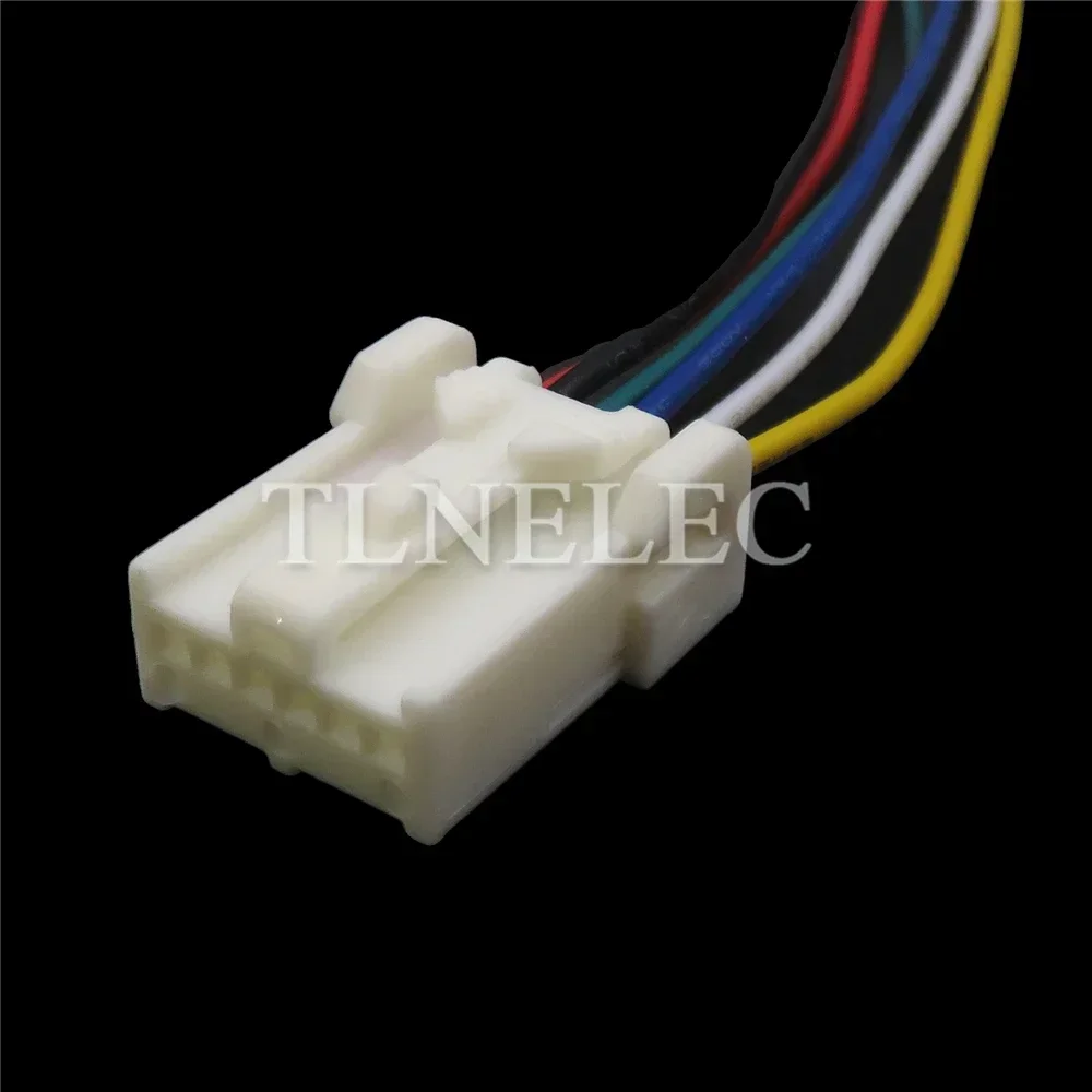 6 Pin Way Car Rear View Camera Unsealed Socket with Wires Automobile Wire Cable Connectors 7282-8663 7283-8660
