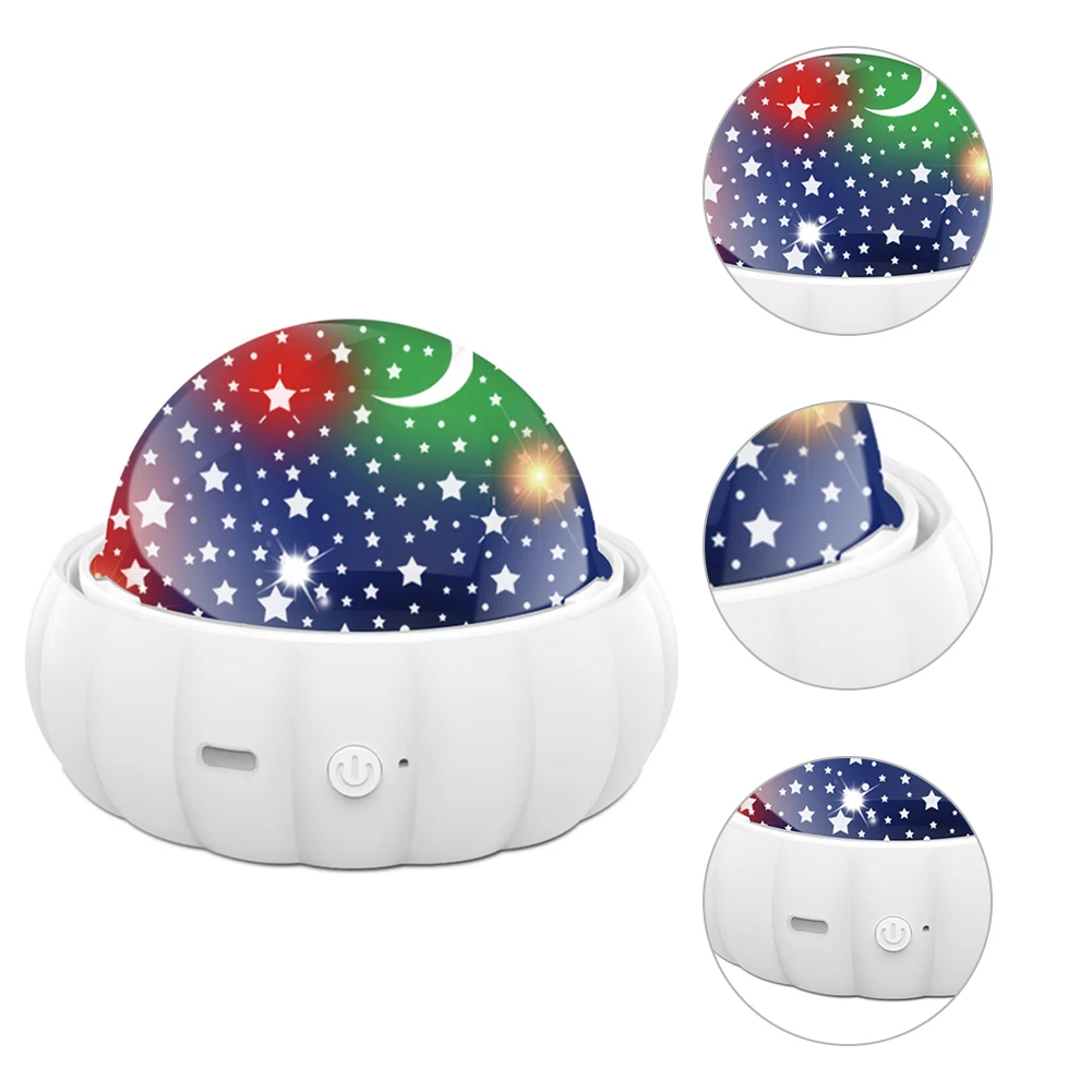 Stars Moons Dinosaurs 3D Night Light 3 in 1 Starry Sky Dinosaur 360 Rotating Space Night Light Ideal for Baby Toddler Girls Boys