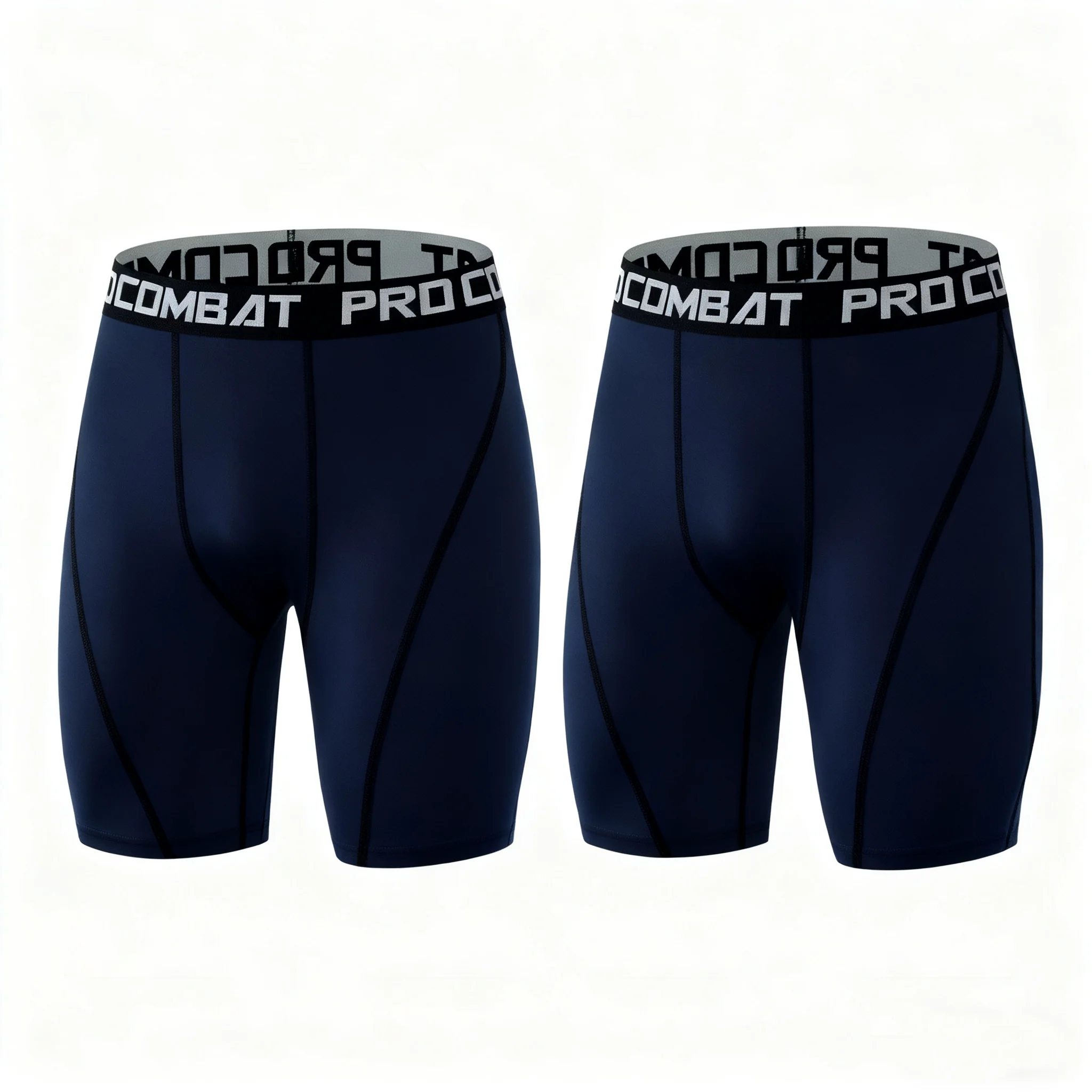 Men's Outdoor Sports Tight Shorts, High Elasticity Quick-drying Sweat-absorbing Fitness Running Compression Shorts Men'Outdoor