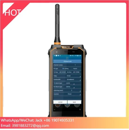 High Quality Products AORO M5 Portable 6GB+128GB Android Radio Waterproof POC DMR UHF Walkie Talkie Mobile Rugged Phone
