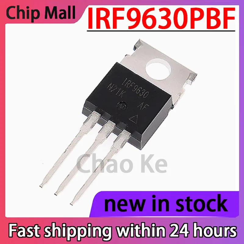 20PCS IRF9630PBF TO-220AB P-channel 200V/4A MOSFET
