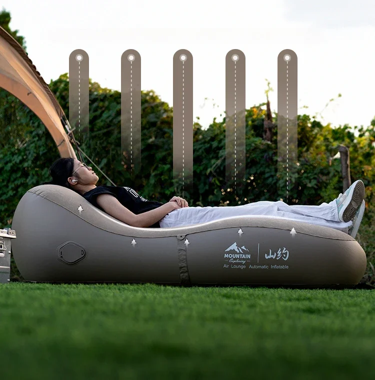 

#Inflatable sofa outdoor music festival portable lazy people can lie down and sleep lunch break camping automatic air recliner.