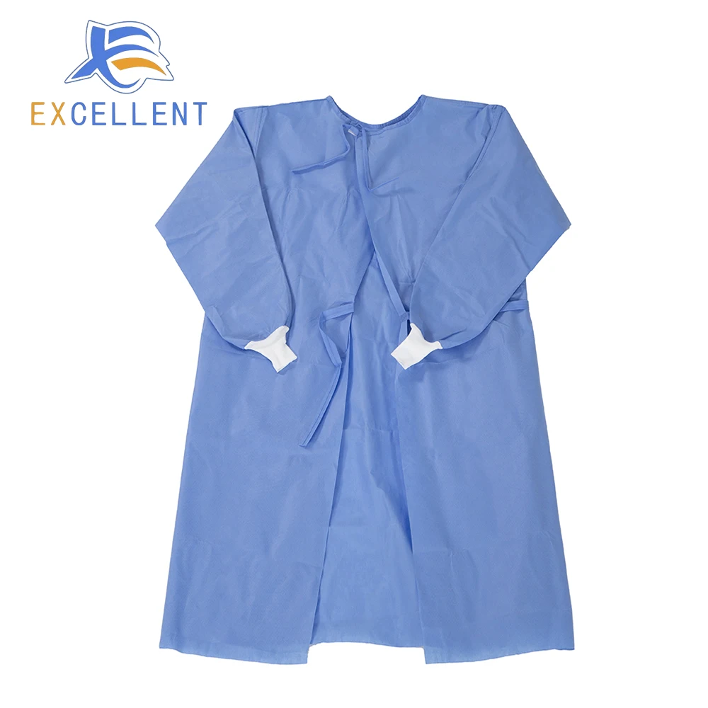 Factory bulk sale Disposable Isolation Gown Hospital used surgical gown (Thailand factory)