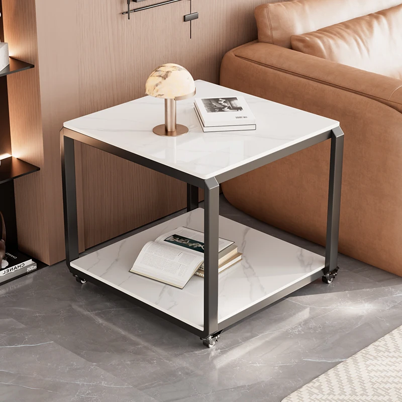 Slate sofa living room household small apartment modern simple light luxury corner can be moved