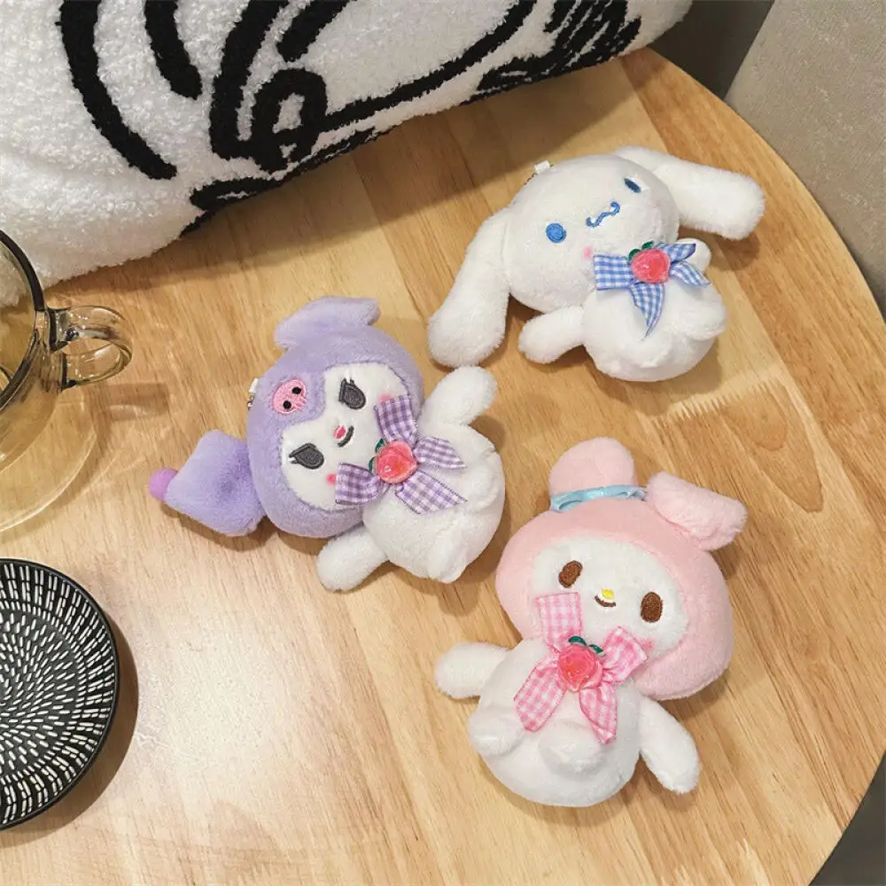 Cartoon Leuke HelloKitty Kuromi Cinnamoroll Gevulde Pop Speelgoed Kawaii Zachte Katoenen Pop Desktop Ornamenten Jongens Meisjes Kerstcadeau