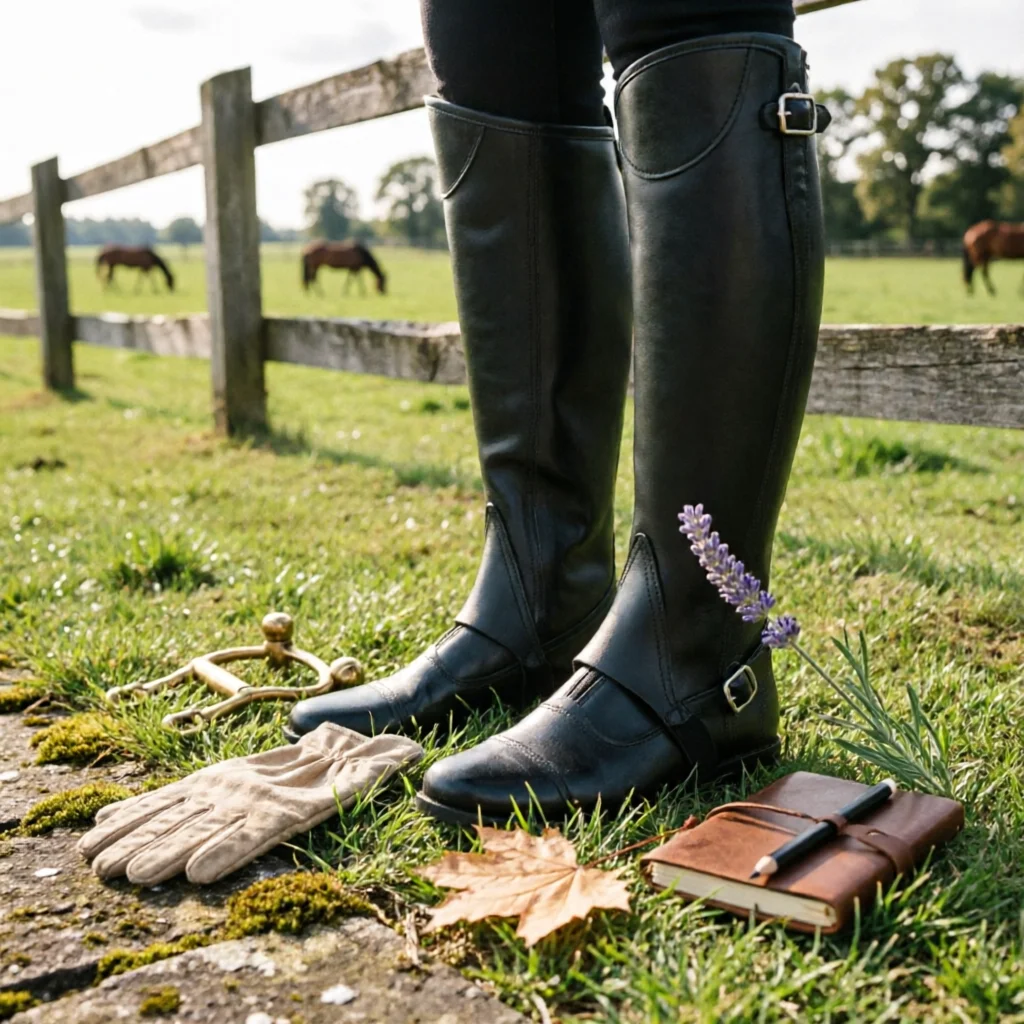 Half Chaps Fitted Riding Gaiters Legwear Comfortable Gear Strong for Riders, Equestrian Training