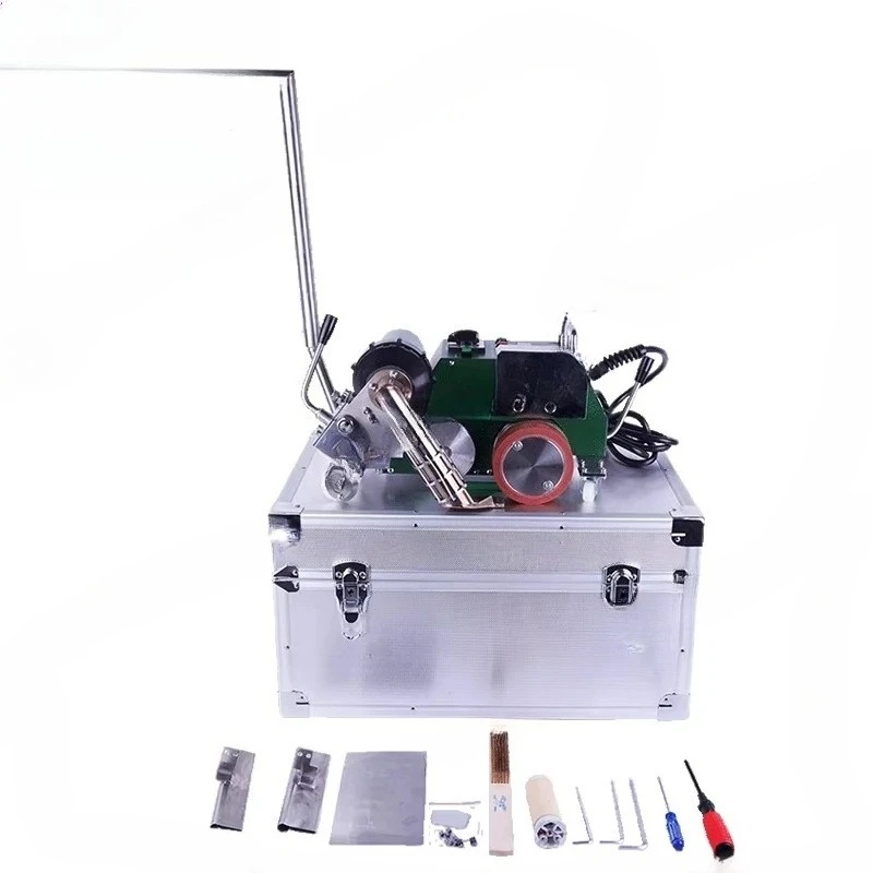 Hot Air Welding Machine for PVC Tarpaulin Waterproof Film Fast Soft Door Banner Heat Seaming Splicer
