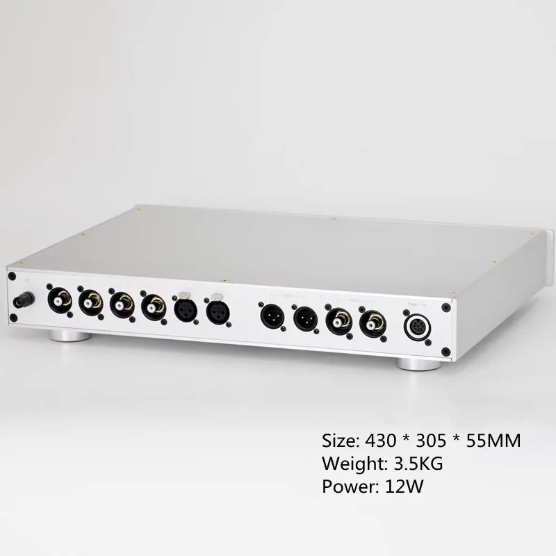 FFYX PH21S HIFI مشغل الشريط الأسود خرطوشة مكبر للصوت المتوازن المدخلات MC (RCA) MC (XLR) MM (RCA) استهلاك الطاقة 12 واط