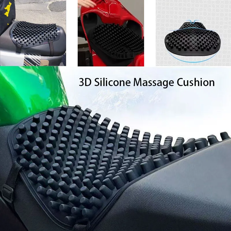 Motorcycles Seat Cover Cushion 3d  Soft Comfortable Relief Seat Cushion Universal for Motorbike Scooter Seat Covers Cushion
