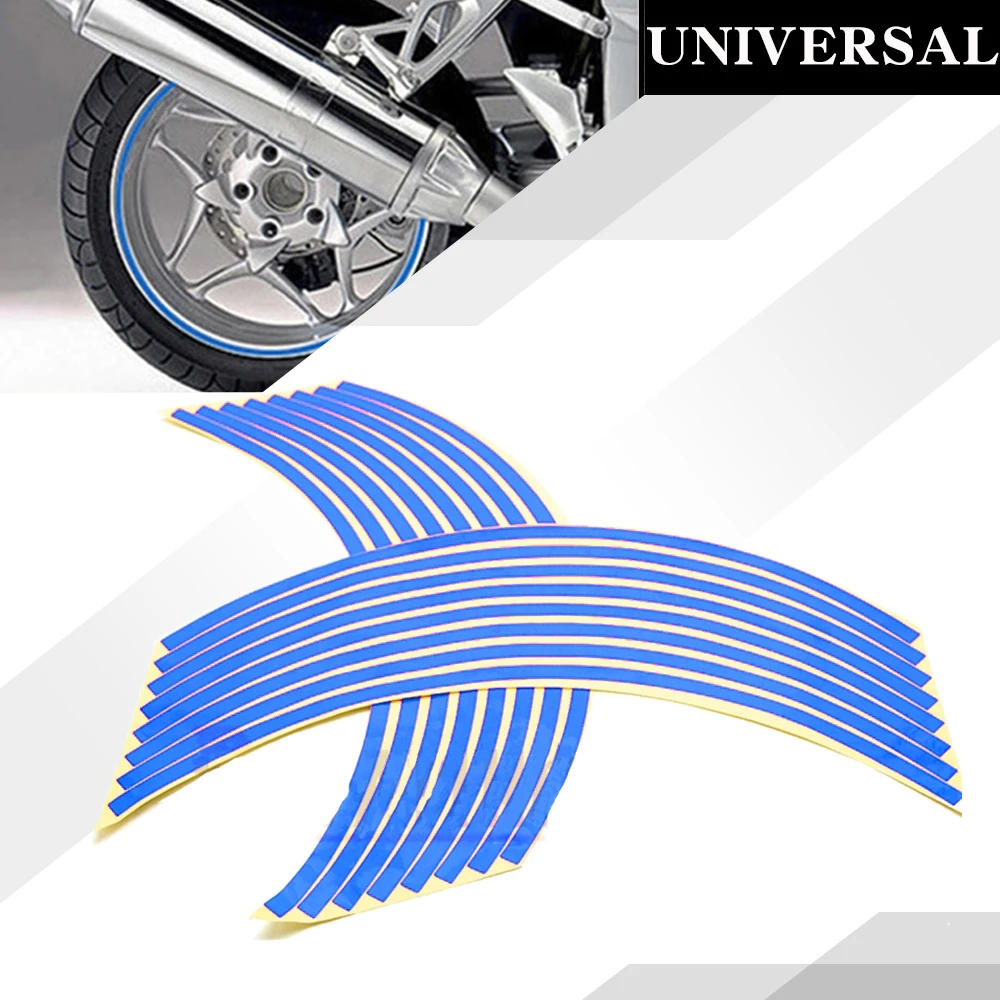 For BMW R 1200R 1200RS 1200 RT ST GS 1200SE R1200 RS RT SE Motorcycle stickers 17inch/18inch wheel sticker Reflective Rim Strip