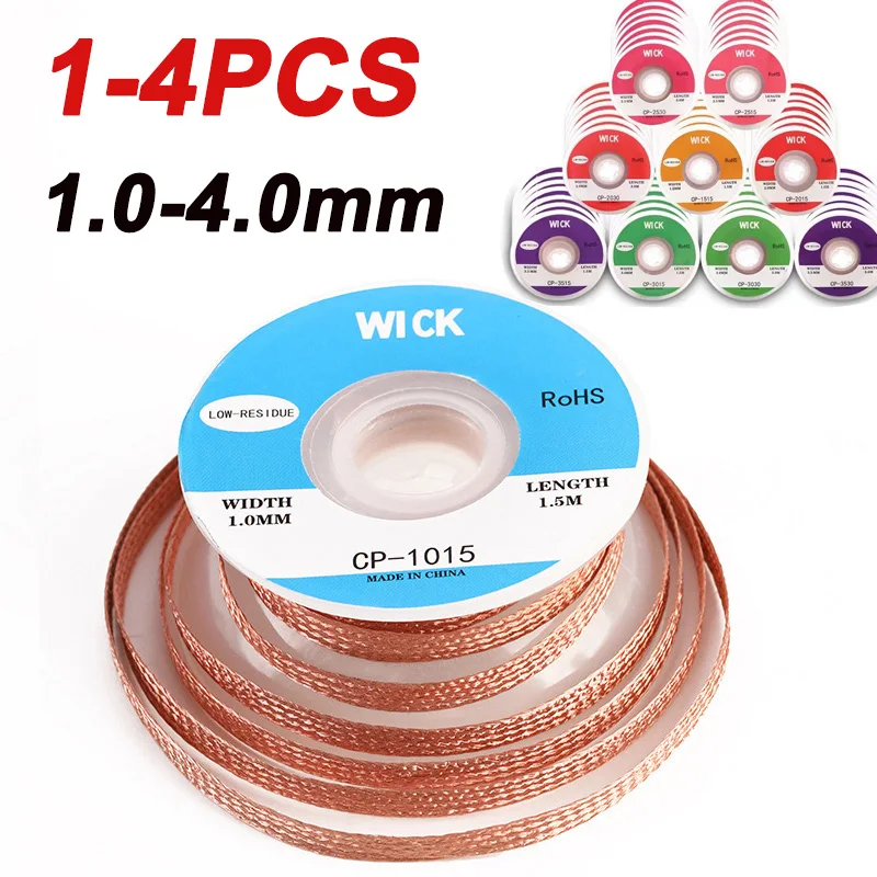Solder Wire Desoldering Braid Welding Solder Remover Wick Wire Lead Cord Flux BGA Repair Tool
