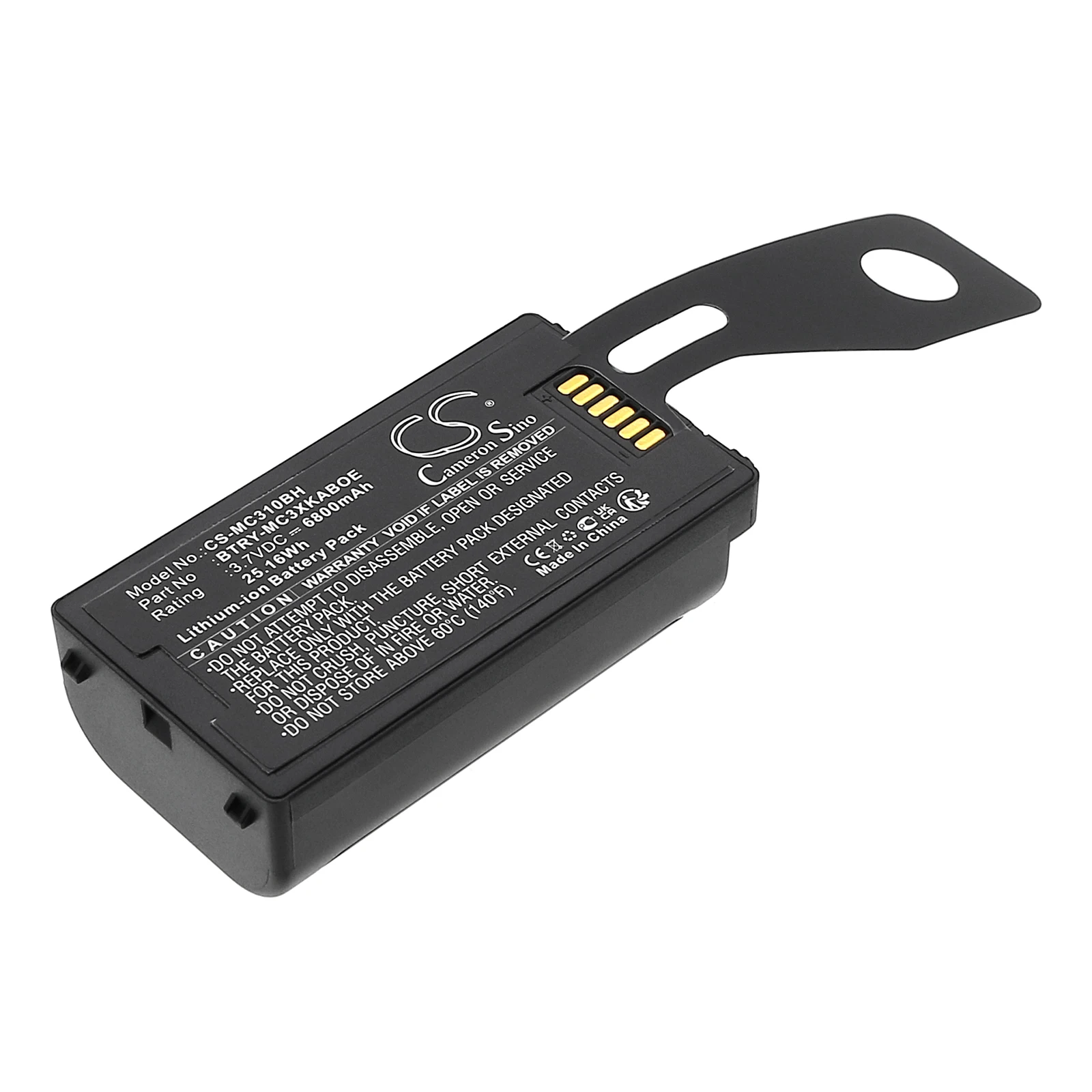 CS Replacement Battery for Symbol MC3100,MC3190,MC3190G,MC3190-G13H02E0,MC3190-GL4H04E0A,MC PN:82-127912-01 6800mAh / 25.16Wh