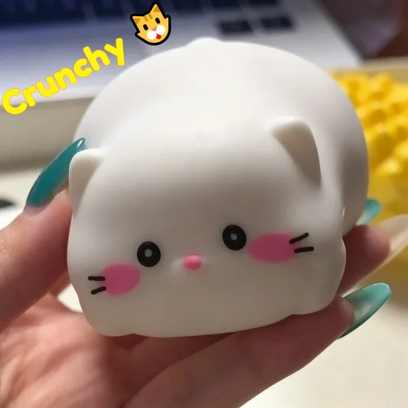 Knuspriger Panda Squishy Stressball Fidget Toy Quetschspielzeug Runde Blöcke Gefüllt ASMR Anti-Stress Entspannungs-Handspielzeug Geschenk – Detail 1
