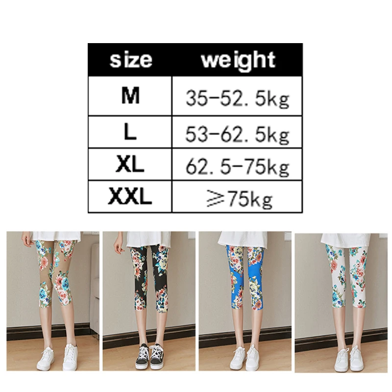 2025 mulheres verão estiramento floral leggings esportes fitness calças magras colheita 3/4 comprimento leggings capris recortado modal pant