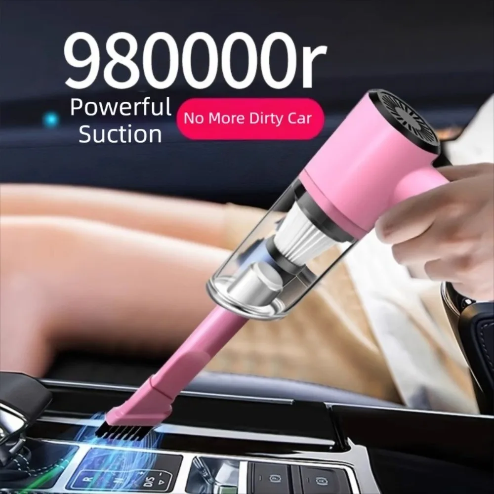 12V Car Vacuum Cleaner with Cord Vacuum Cleaner Compact Powerful Mini Car Vacuum Low Noise Lightweight Handheld Dust Remover
