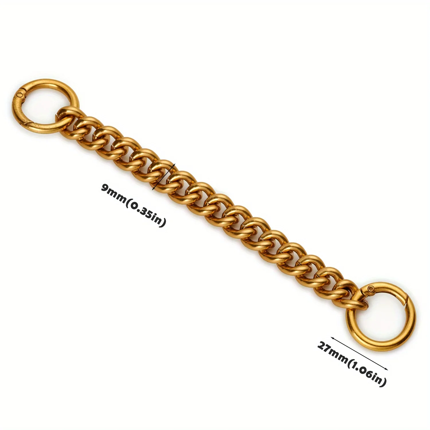 حقيبة حزام موسع DIY حقيبة يد محفظة سلسلة مع أبازيم معدنية للمحافظ حقائب اليد محفظة مخلب حقائب الكتف Crossbody #3