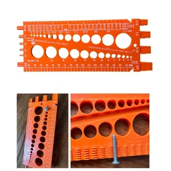 Measuring Tool Screw Nut Drill Bit Thread Pitchs Gauges Checker Inch Standard & Metric Imperials Tool KXRE