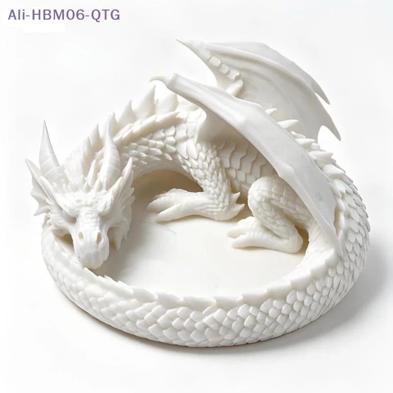 [New] Creative Gothic 3D Printing Dragon Tray Dark Style Plastic Jewelry Storage Tray Decorative Desktop Organizer Key Holder