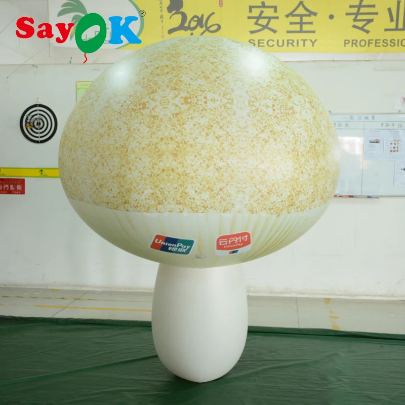 1.5mh Pvc Inflatable Mushroom With Logo For Advertising/event/show/exhibition/promotion